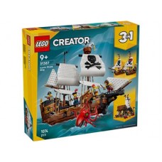 LEGO Creator 31387 3in1 Ikonična gusarska ladja
